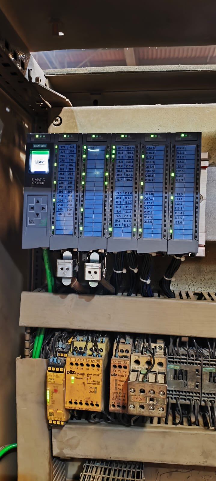 Tablero eléctrico modernizado